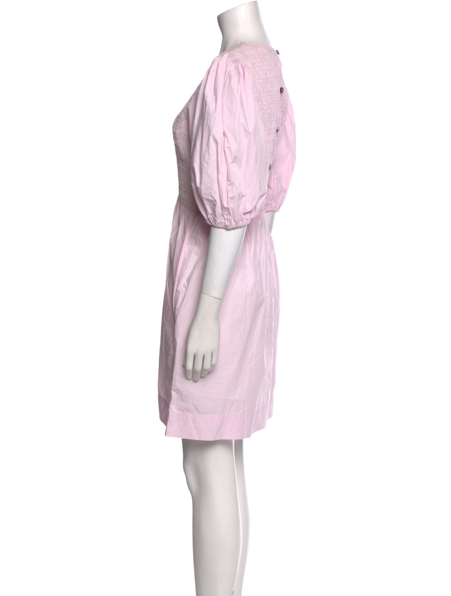 Ganni Crew Neck Mini Dress