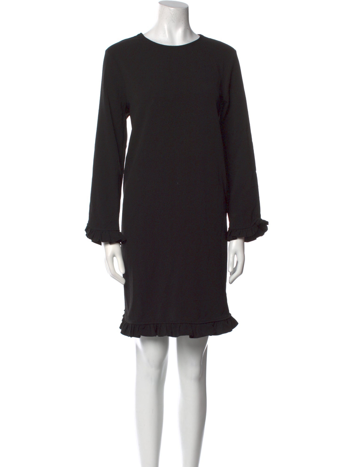 Ganni Crew Neck Mini Dress