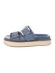 Ganni Denim Slides