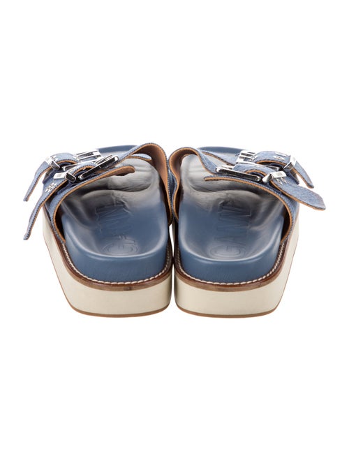 Ganni Denim Slides