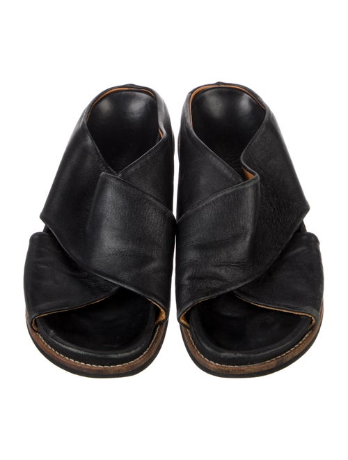 Ganni Leather Slides