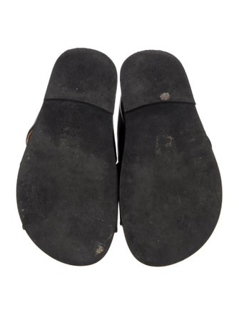 Ganni Leather Slides