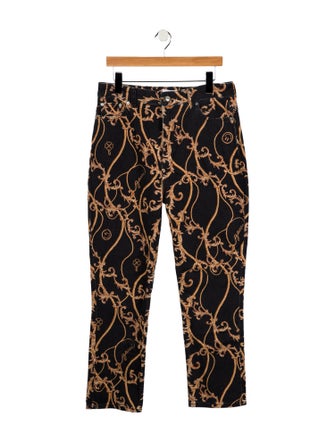 Ganni High-Rise Straight Leg Jeans