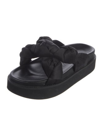 Ganni Satin Slides