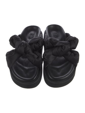 Ganni Satin Slides