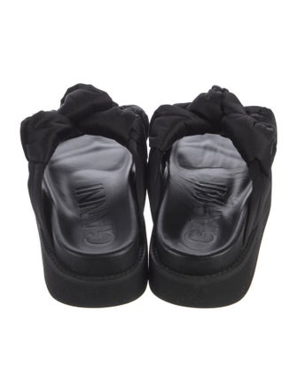 Ganni Satin Slides