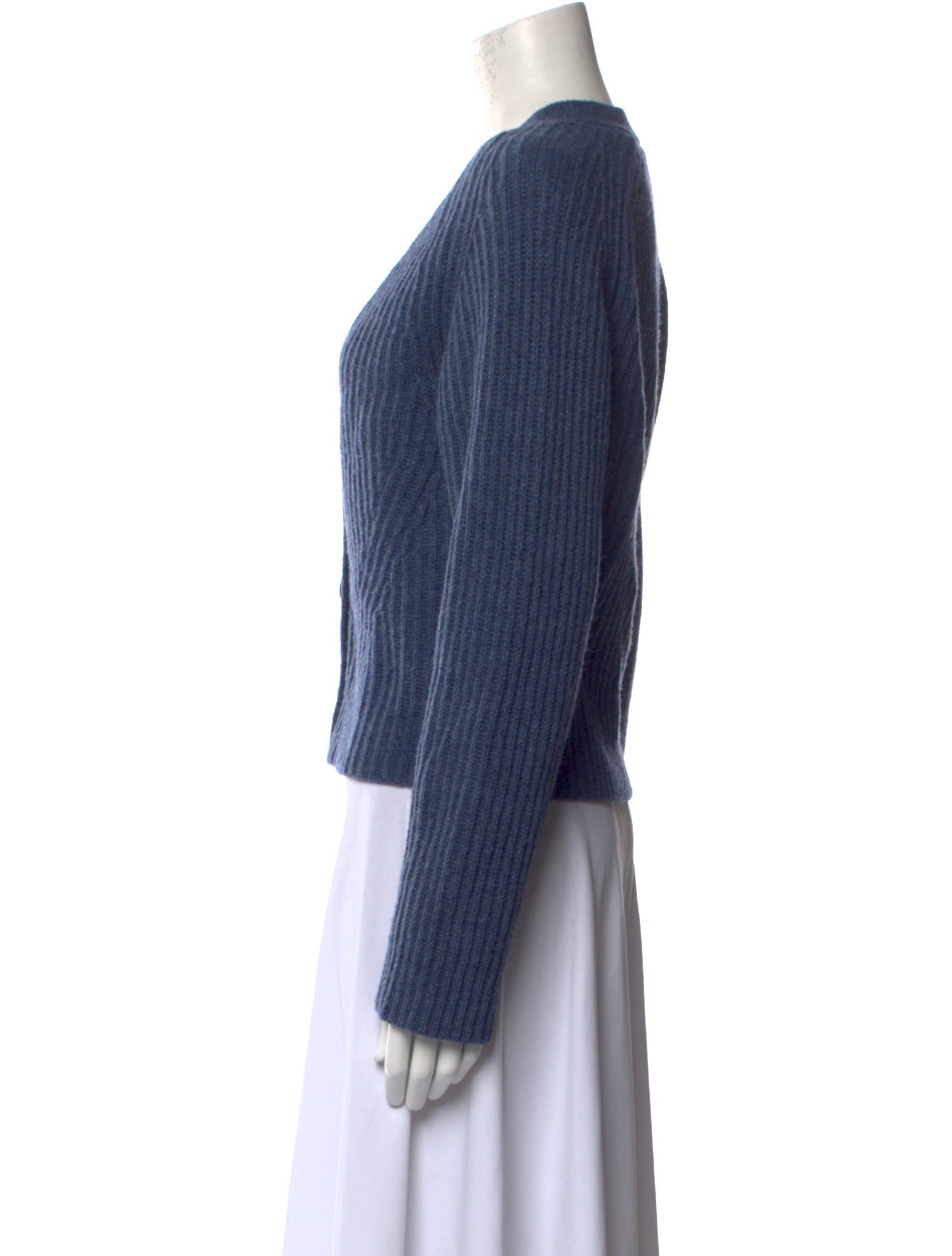 Ganni Wool Plunge Neckline Sweater