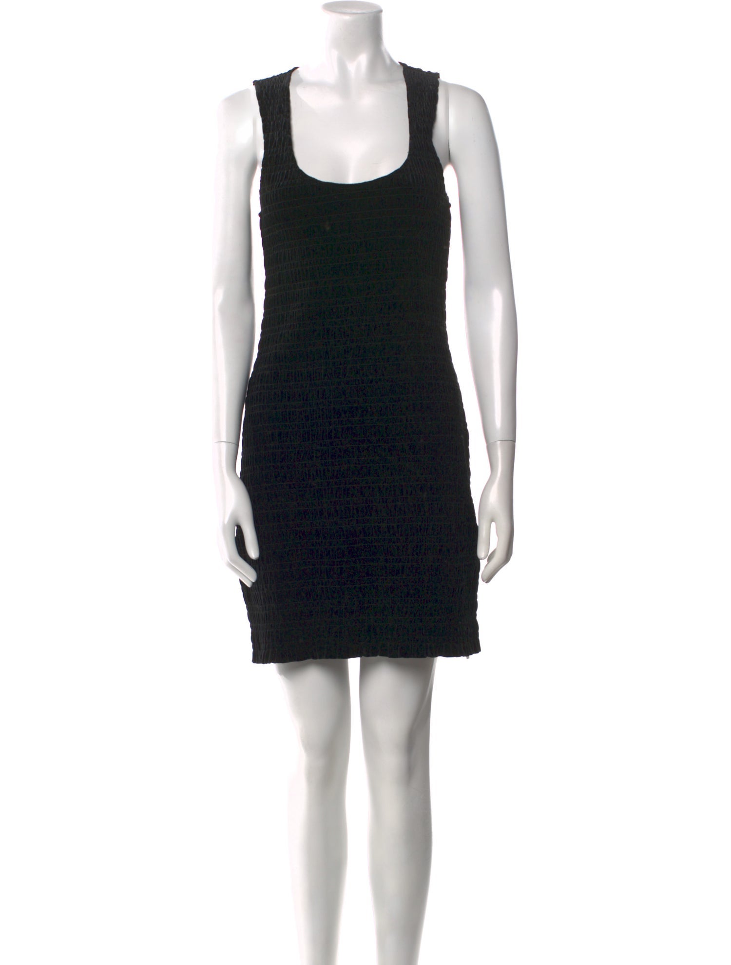 Ganni Scoop Neck Mini Dress