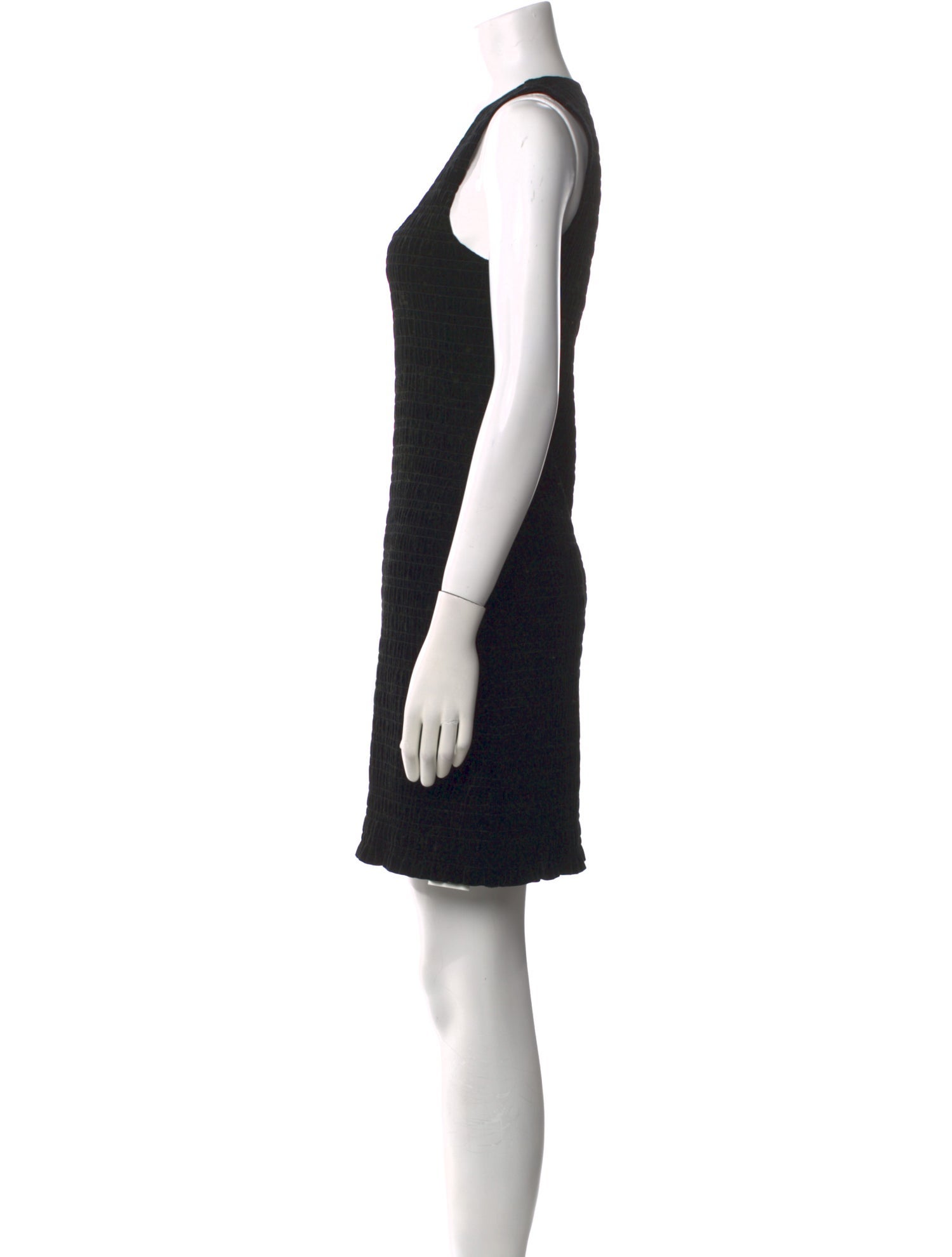 Ganni Scoop Neck Mini Dress