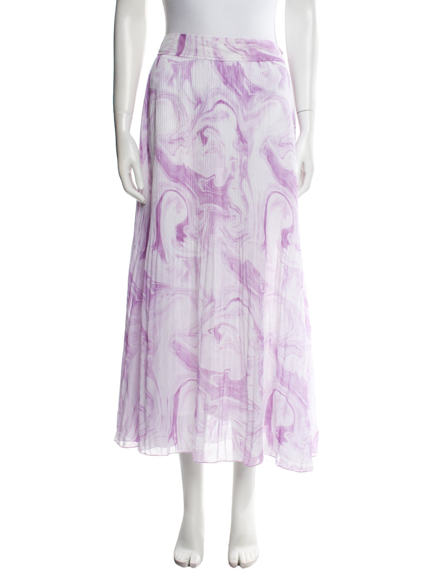 Ganni Printed Midi Length Skirt