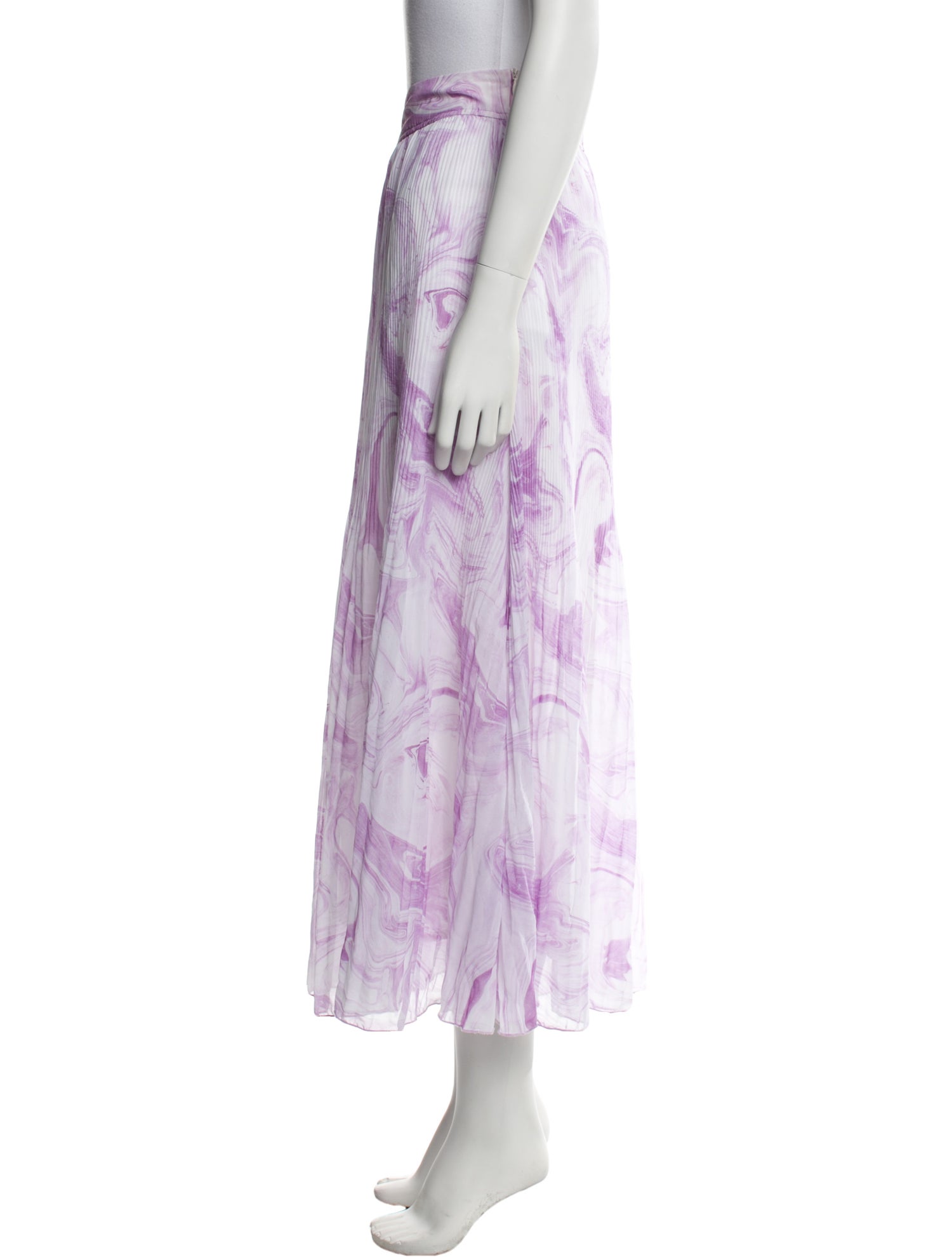 Ganni Printed Midi Length Skirt