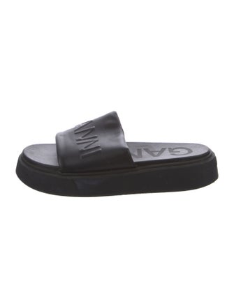 Ganni Leather Slides
