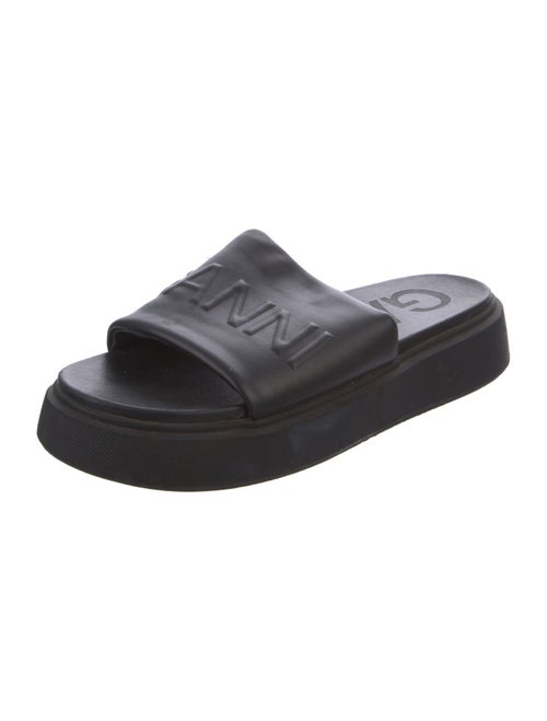 Ganni Leather Slides