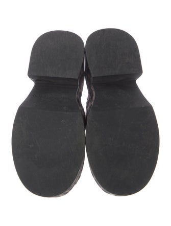 Ganni Animal Print Slides