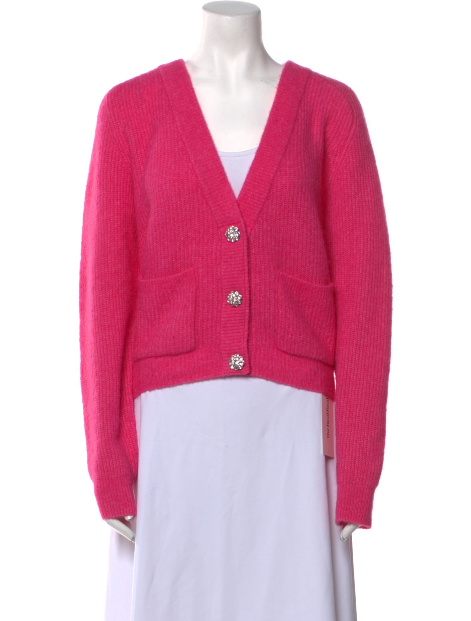 Ganni V-Neck Sweater