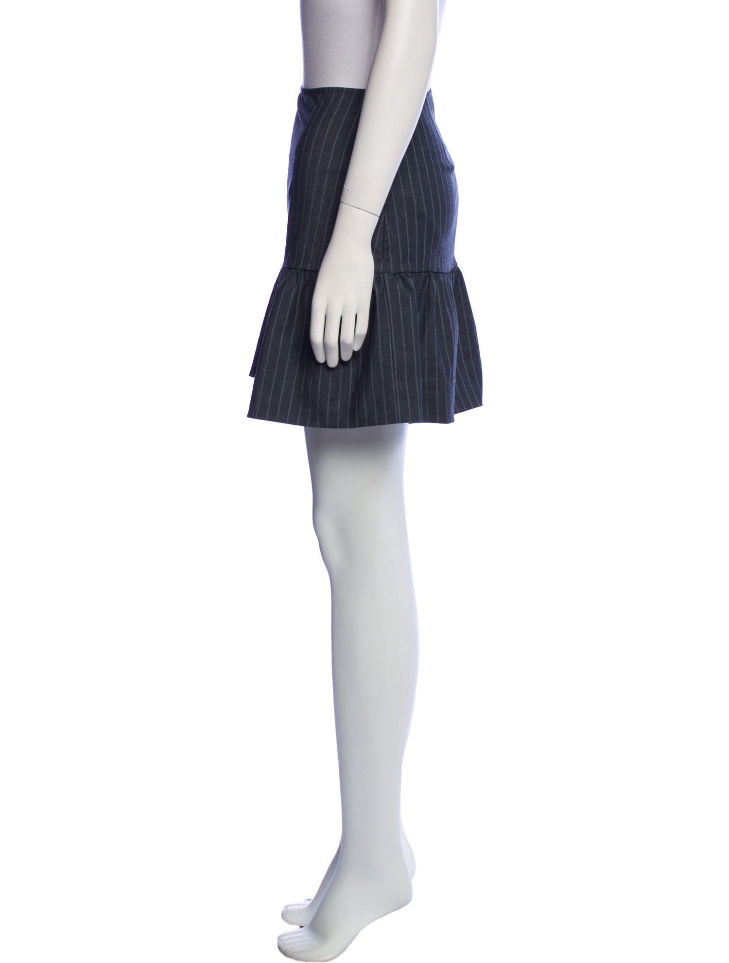 Ganni Striped Mini Skirt