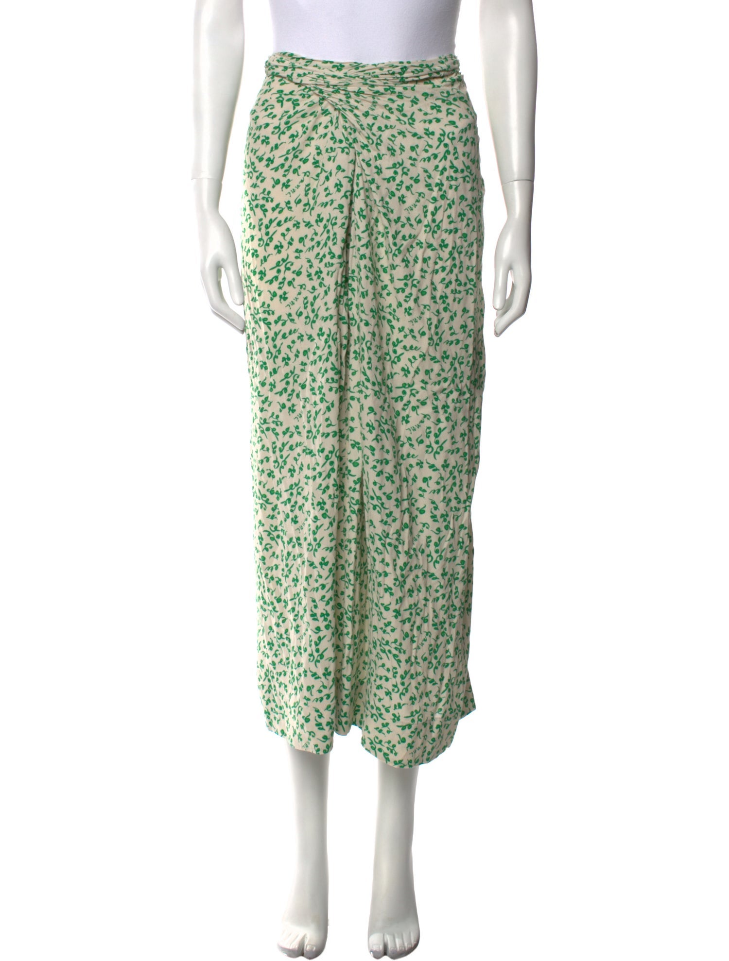 Ganni Printed Midi Length Skirt