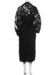 Ganni Lace Pattern Coat