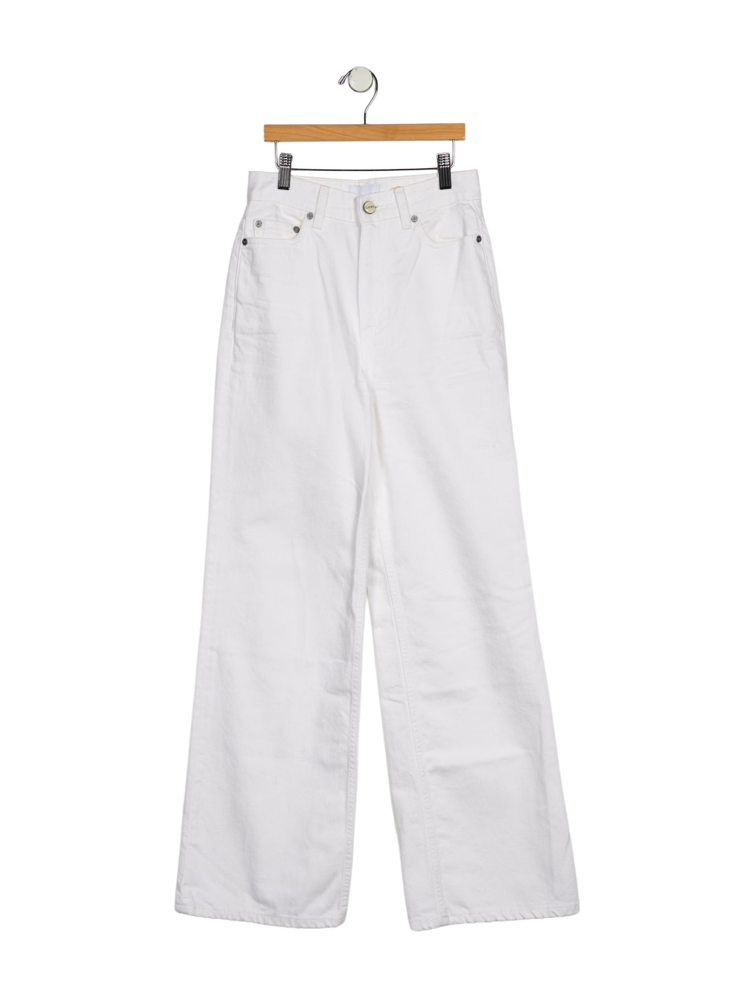 Ganni High-Rise Wide Leg Jeans w/ Tags
