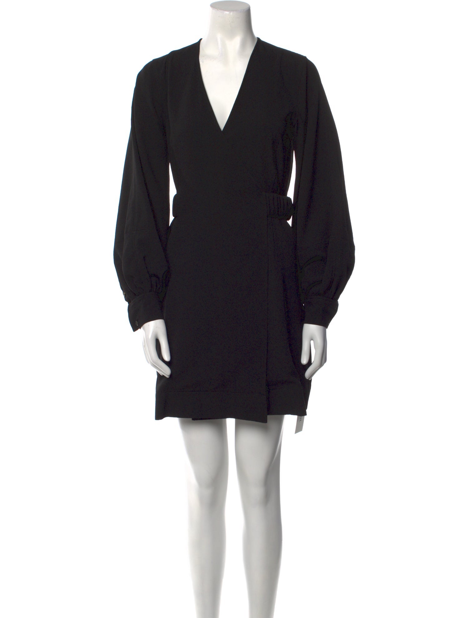 Ganni V-Neck Mini Dress