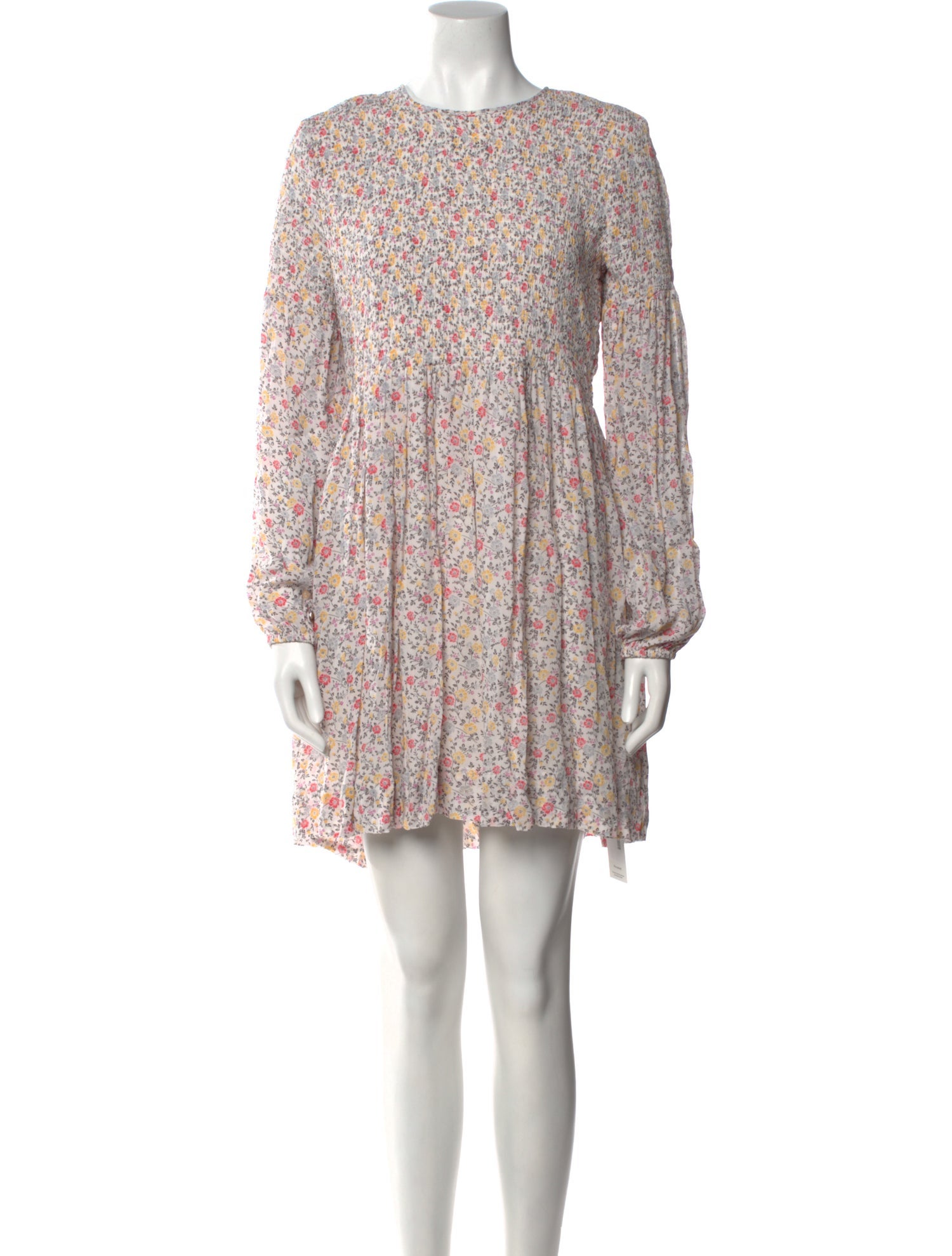 Ganni Floral Print Mini Dress