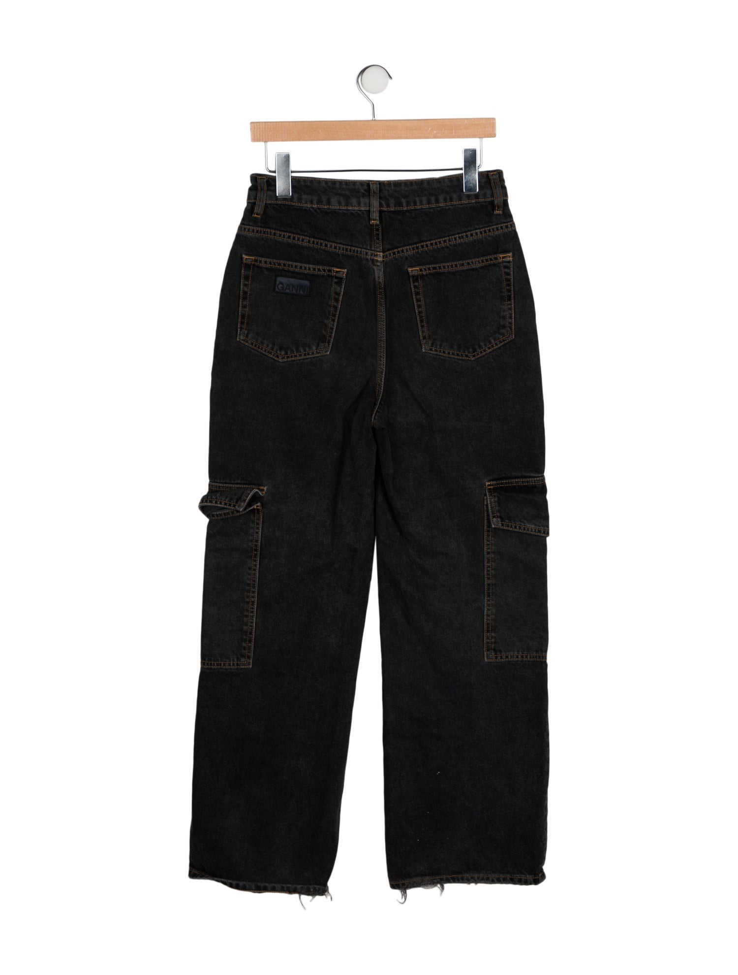 Ganni High-Rise Straight Leg Jeans