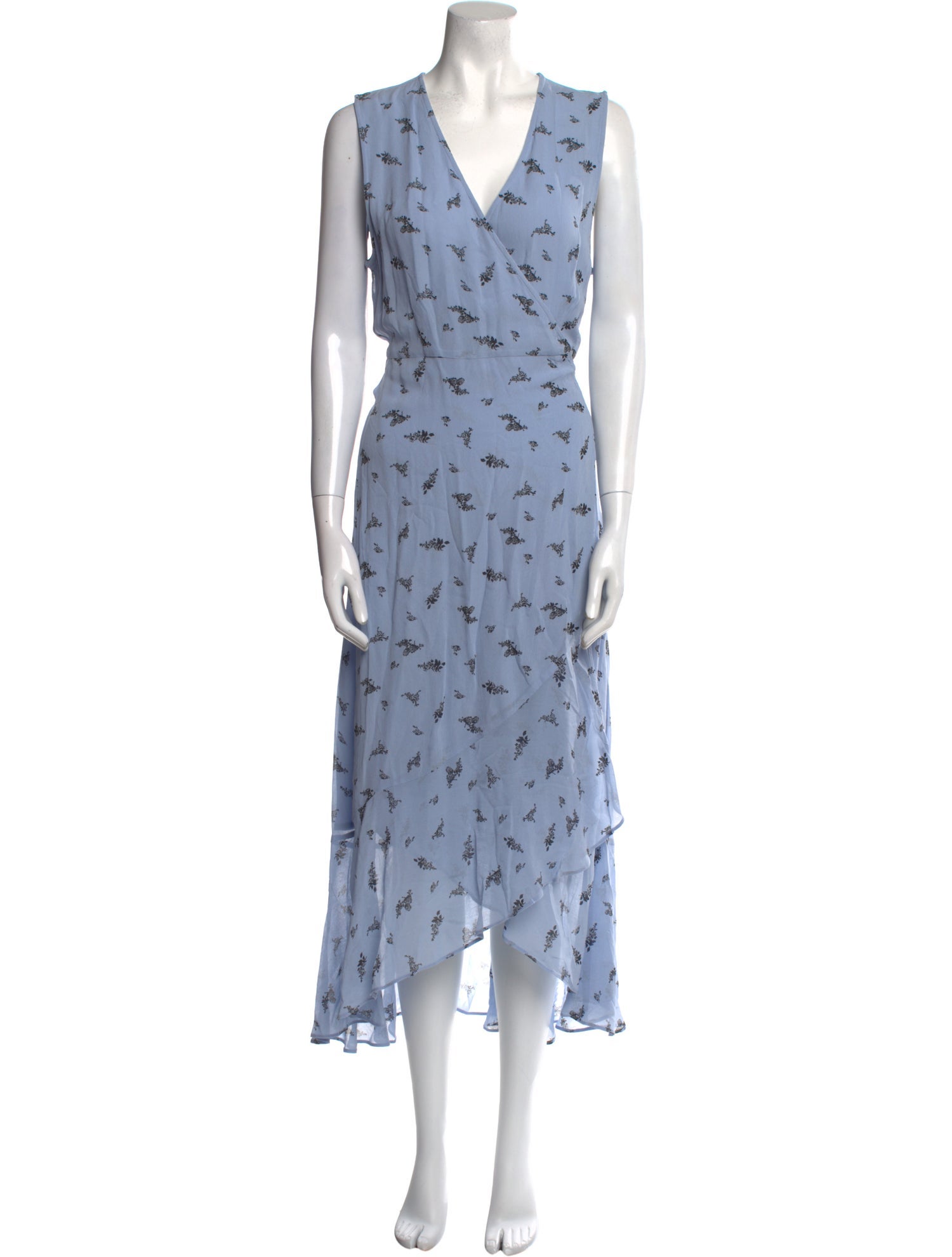 Ganni Floral Print Long Dress