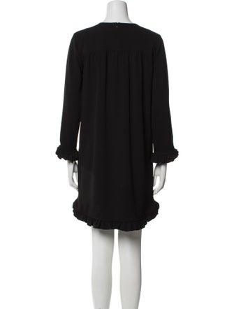 Ganni Crew Neck Mini Dress