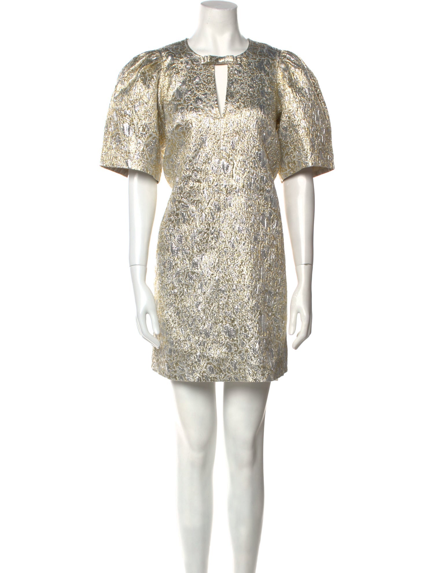 Ganni Crew Neck Mini Dress w/ Tags