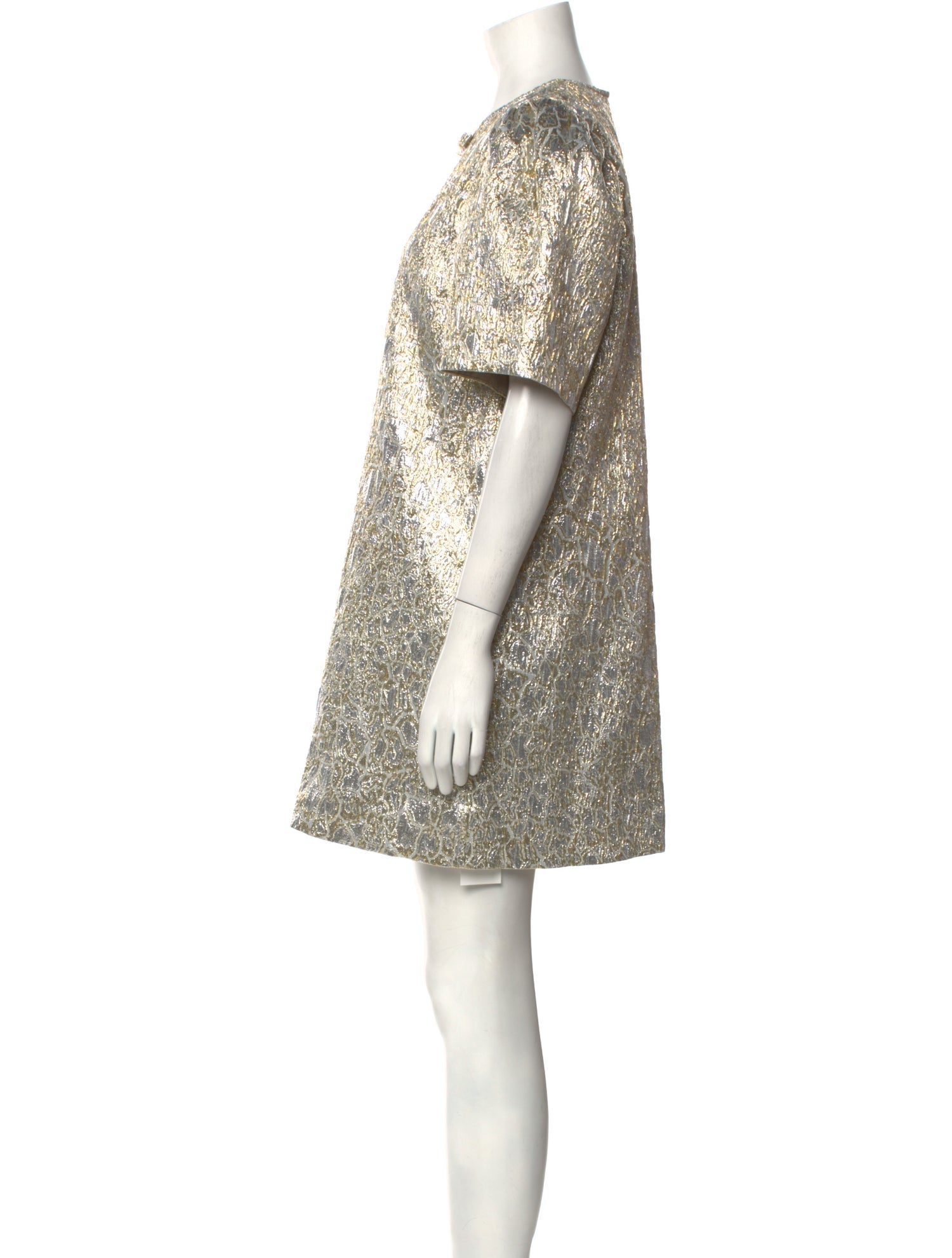 Ganni Crew Neck Mini Dress w/ Tags