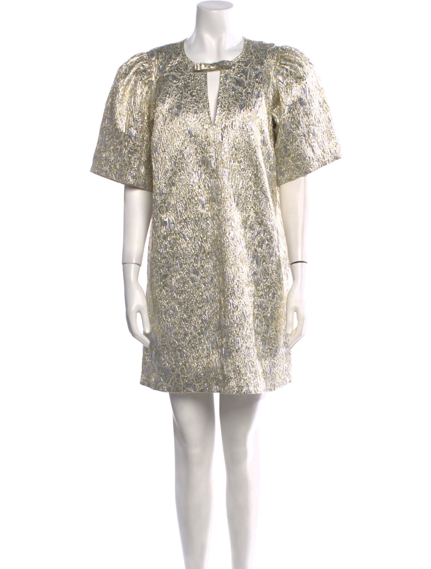 Ganni Crew Neck Mini Dress w/ Tags