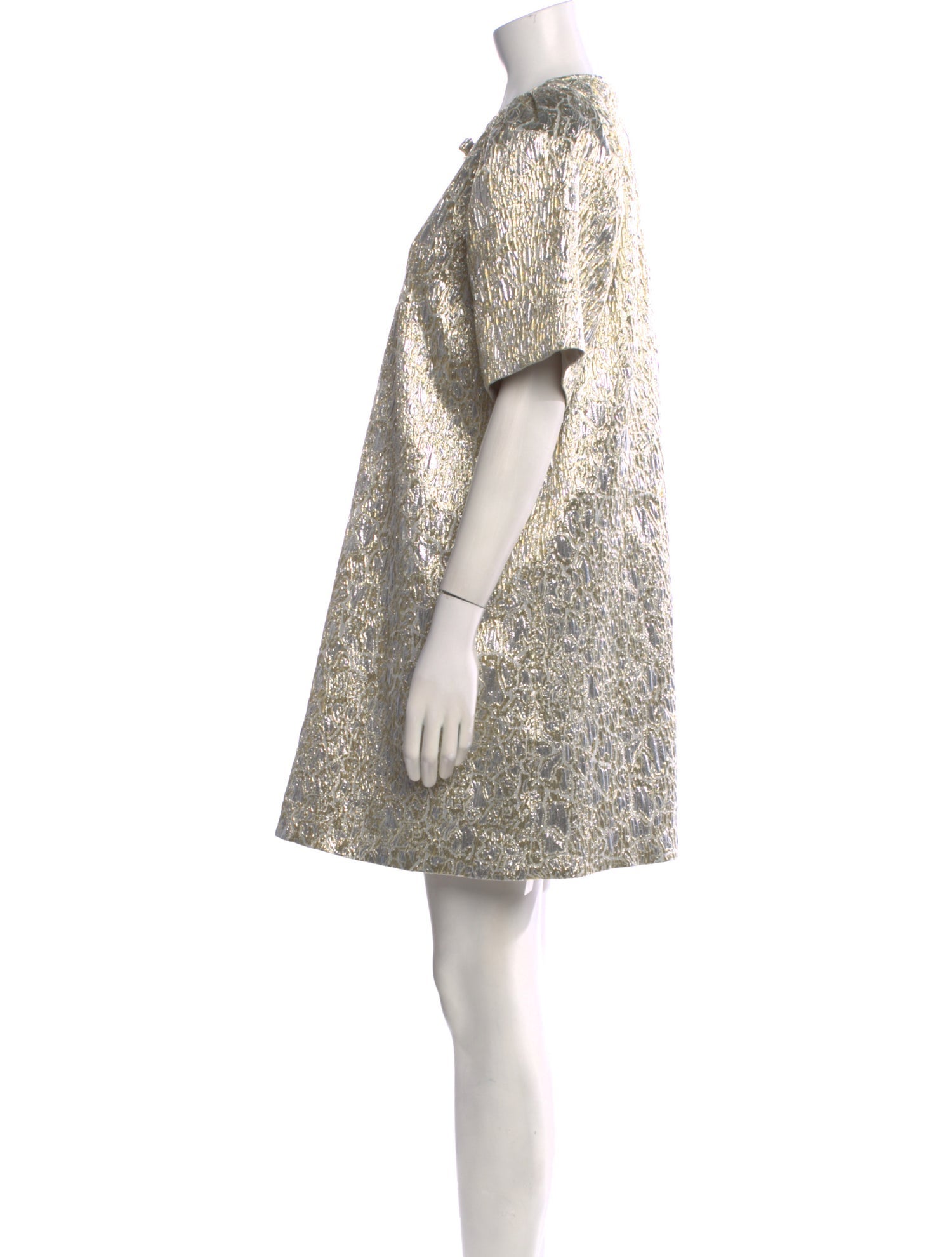 Ganni Crew Neck Mini Dress w/ Tags