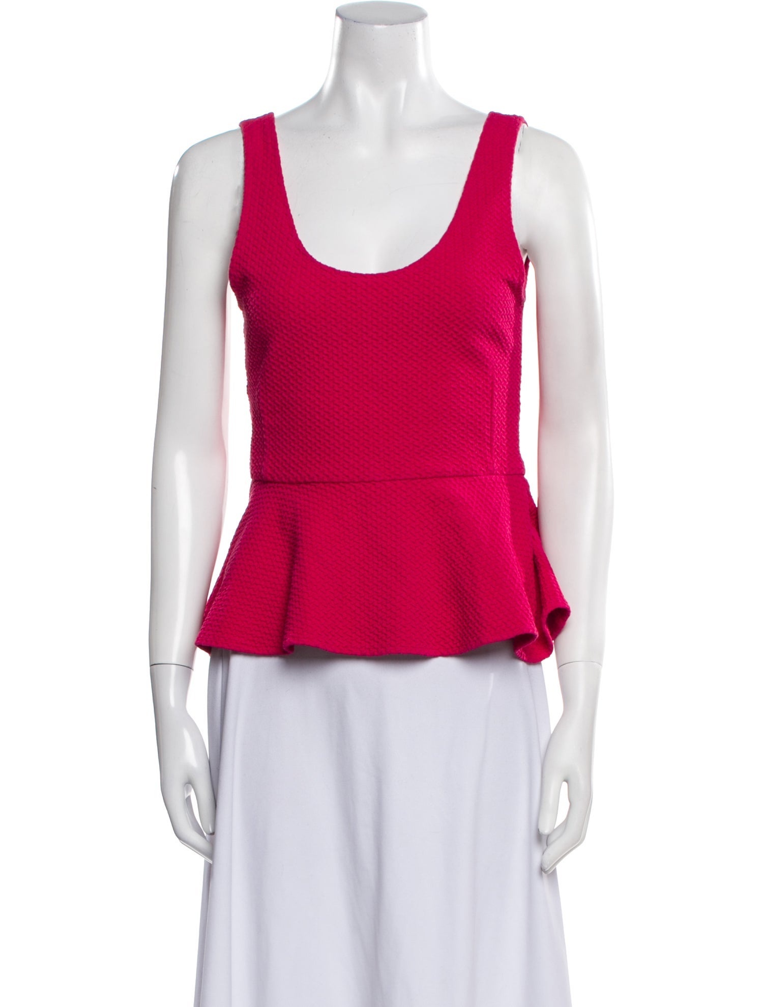 Ganni Scoop Neck Sleeveless Top