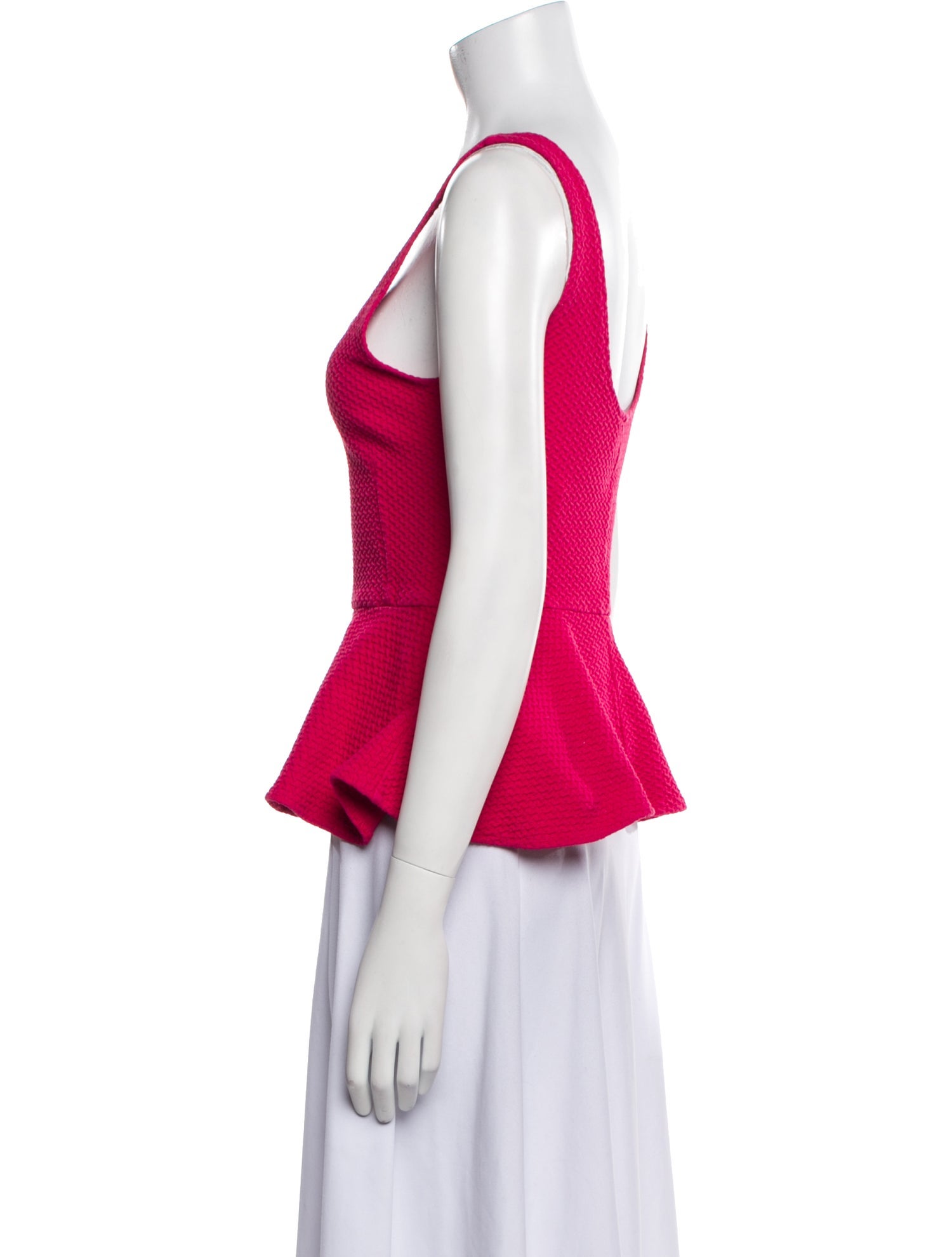Ganni Scoop Neck Sleeveless Top