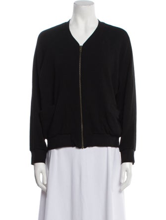 Ganni Linen Bomber Jacket