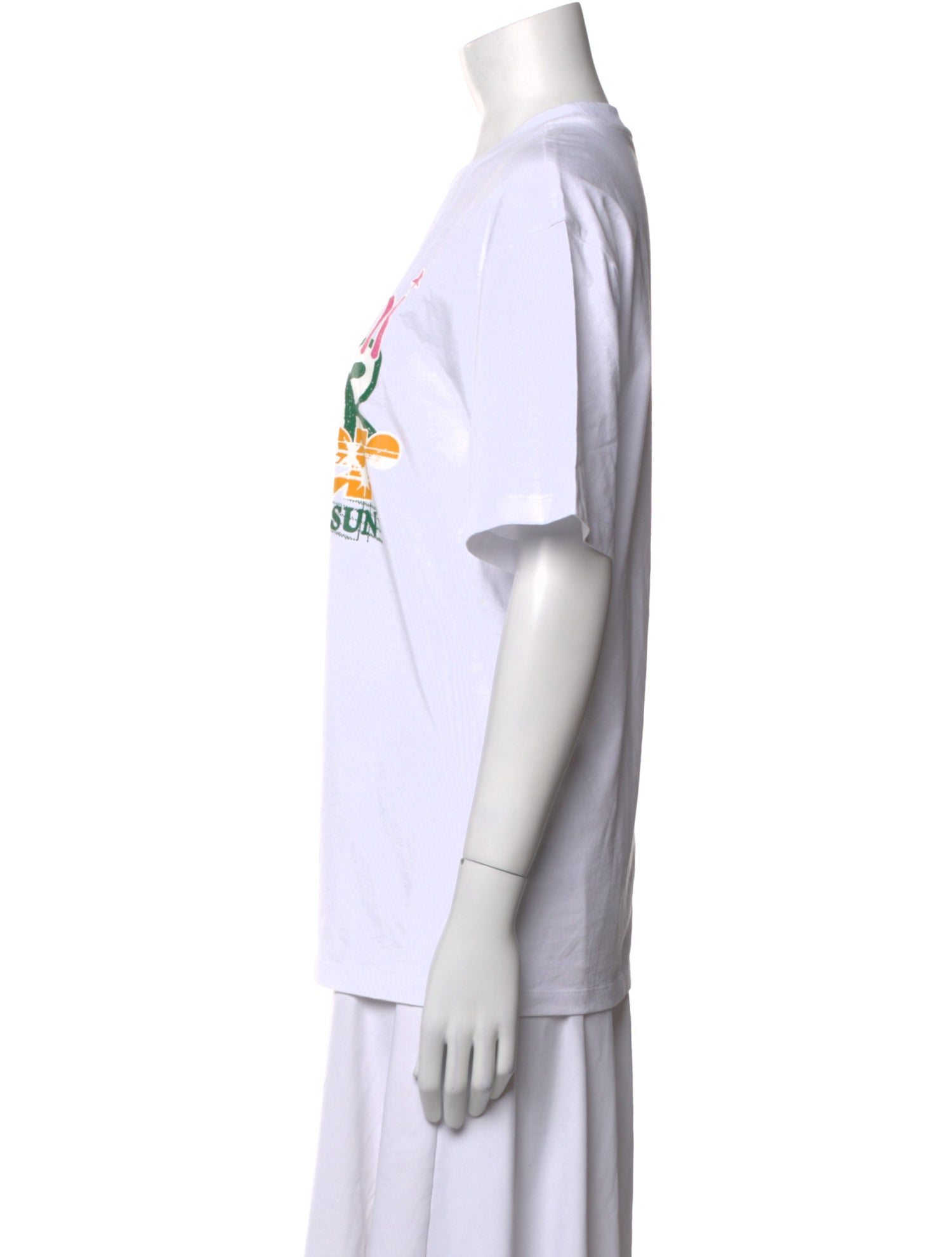 Ganni Graphic Print Crew Neck T-Shirt