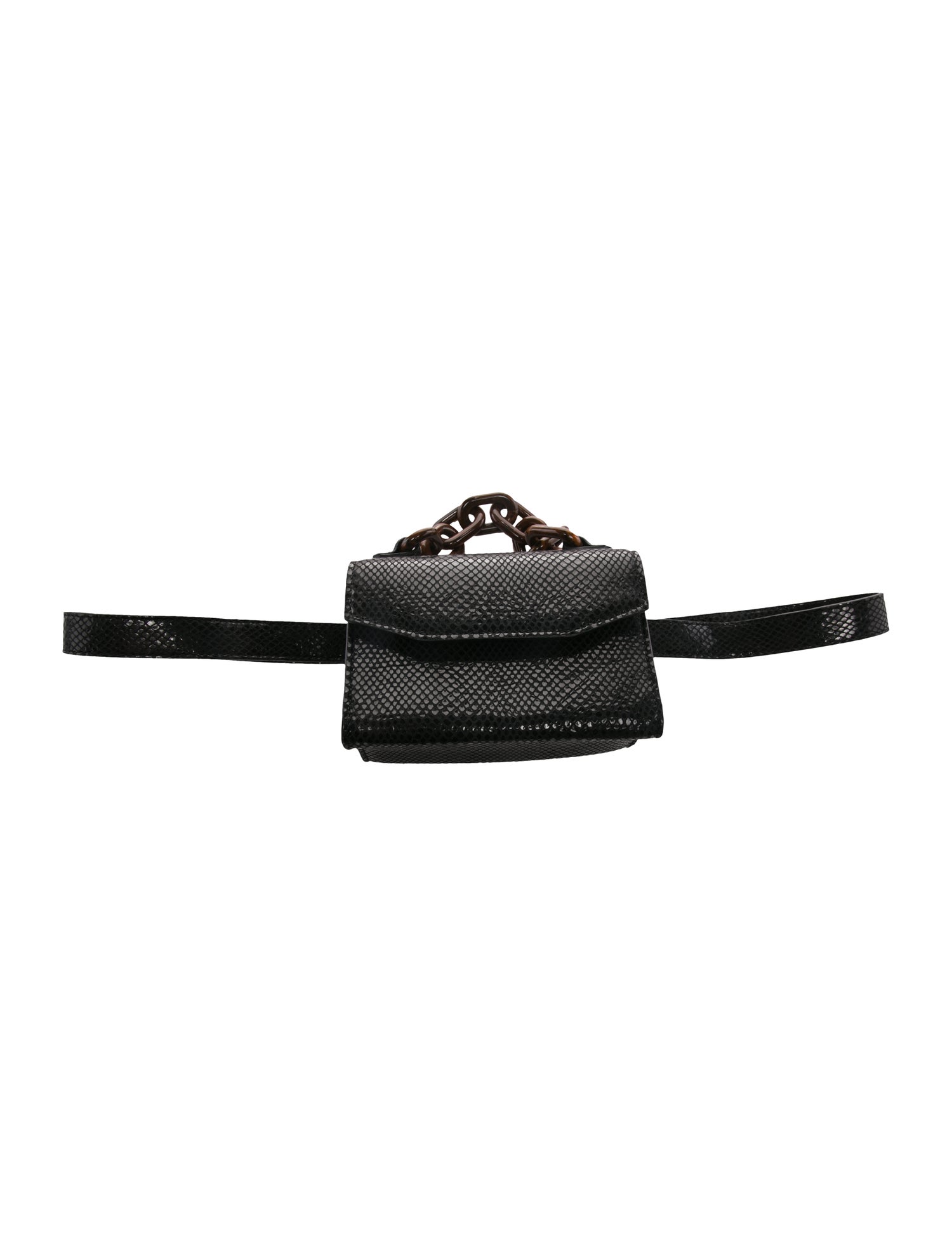 Ganni Embossed Leather Belt Bag