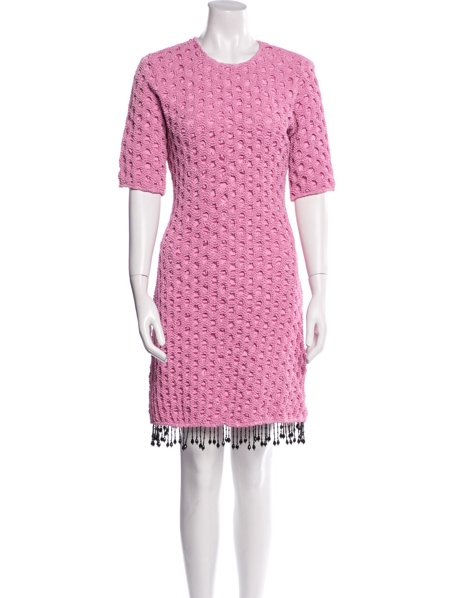 Ganni Crew Neck Mini Dress