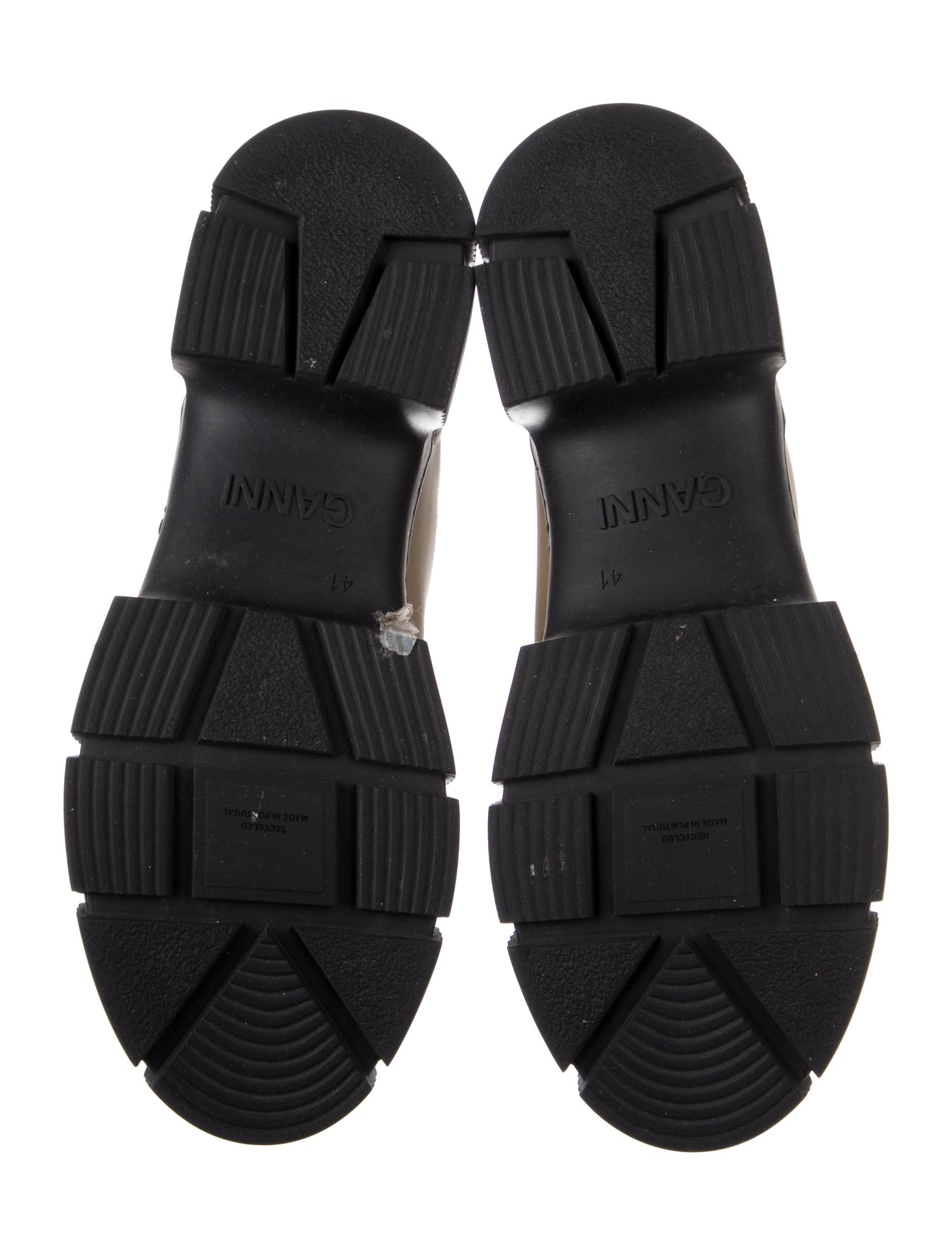 Ganni Leather Chelsea Boots