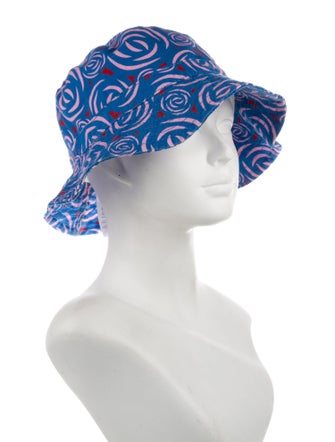 Ganni Pattern Print Bucket Hat