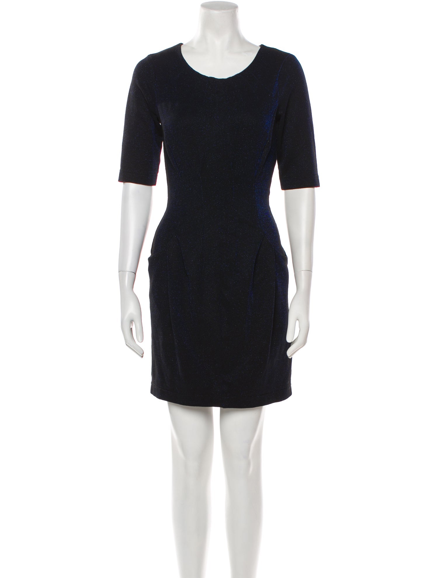 Ganni Scoop Neck Mini Dress