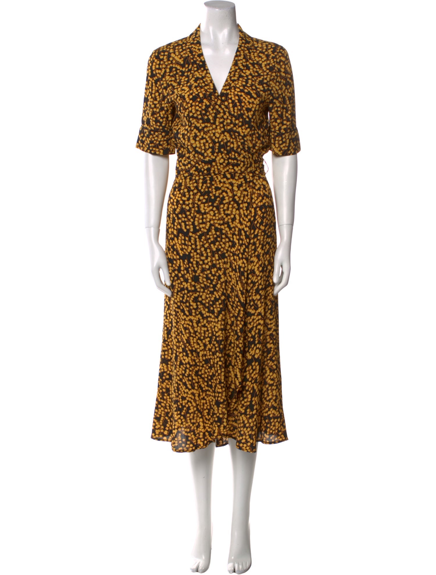 Ganni Floral Print Long Dress