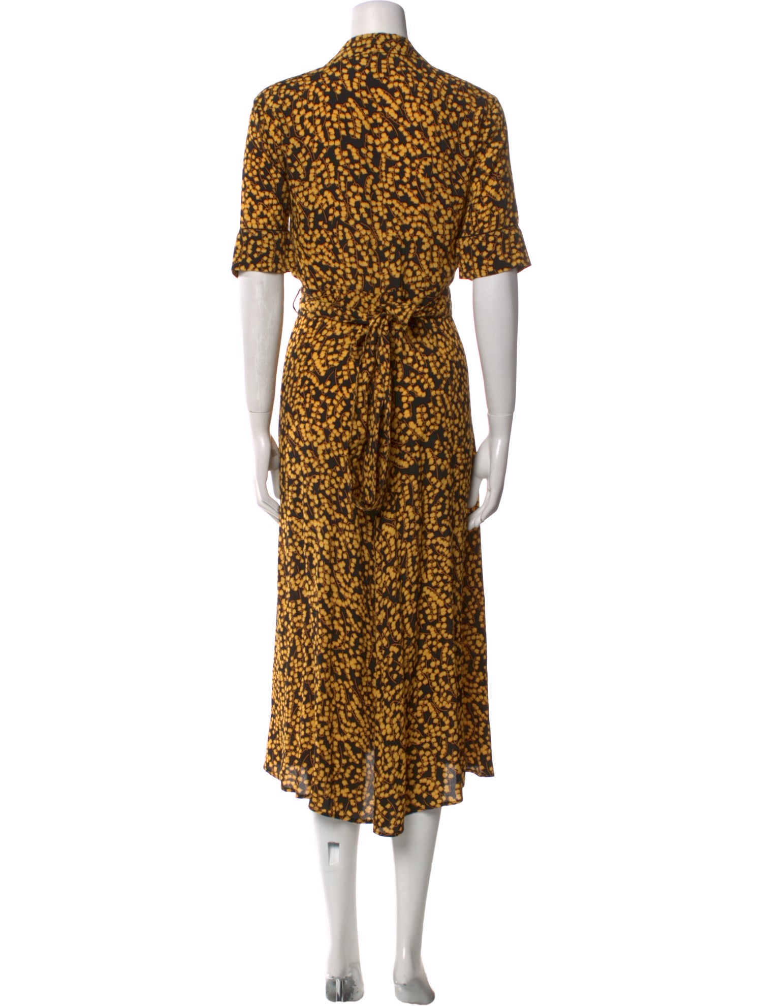 Ganni Floral Print Long Dress