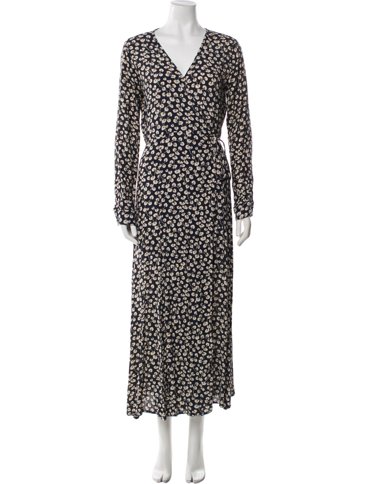 Ganni Floral Print Long Dress