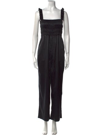 Ganni Square Neckline Jumpsuit