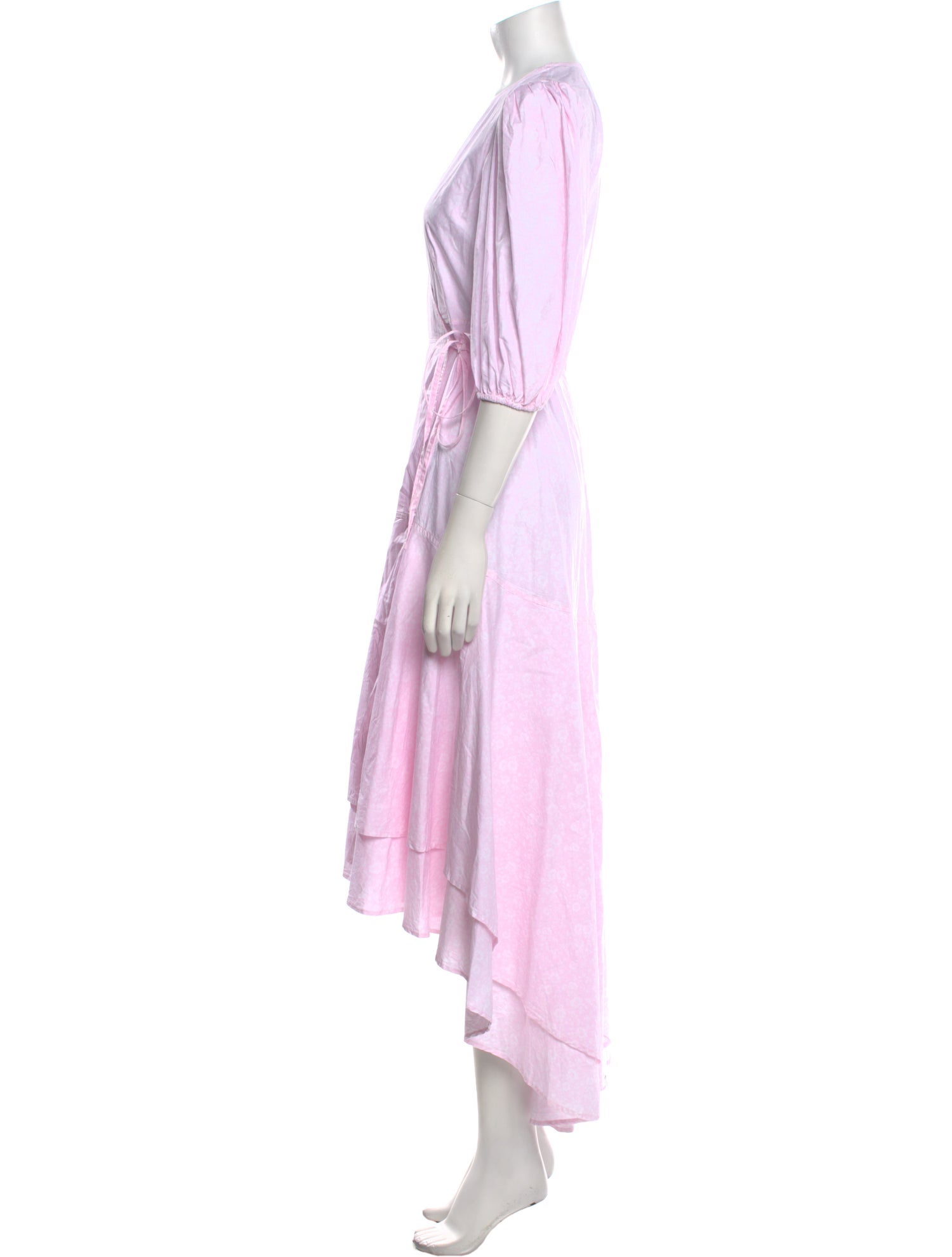 Ganni V-Neck Long Dress w/ Tags