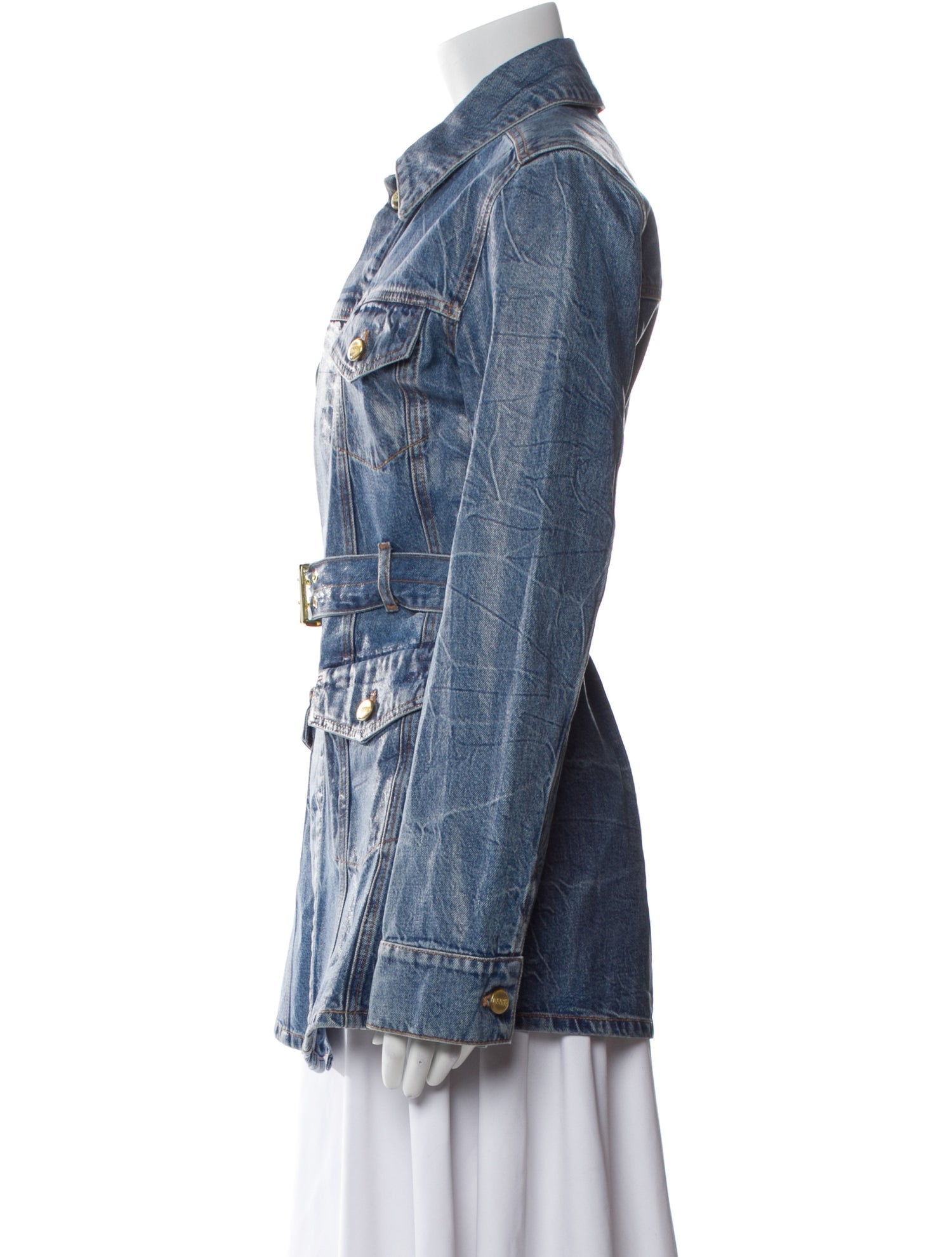 Ganni Printed Peacoat