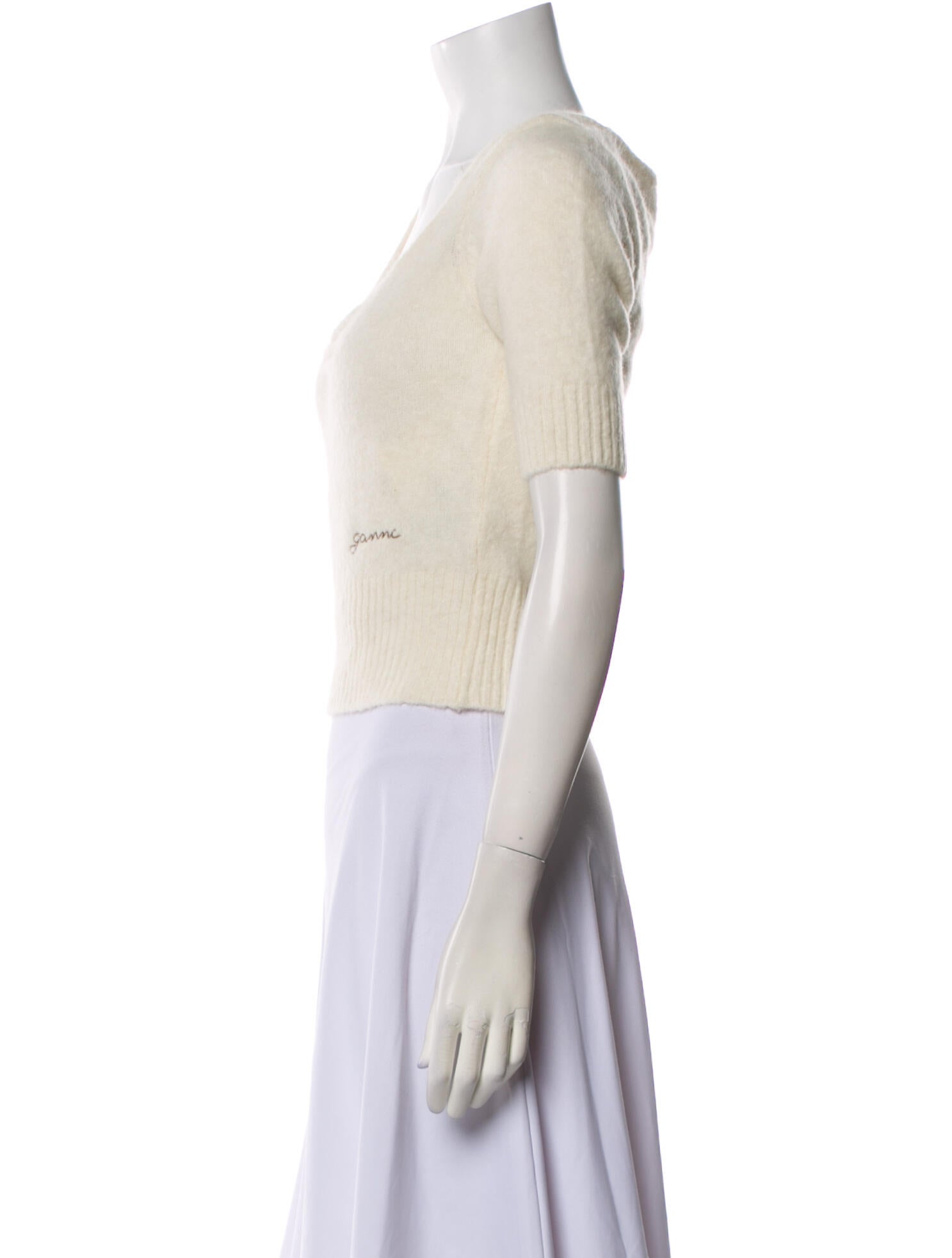 Ganni V-Neck Sweater