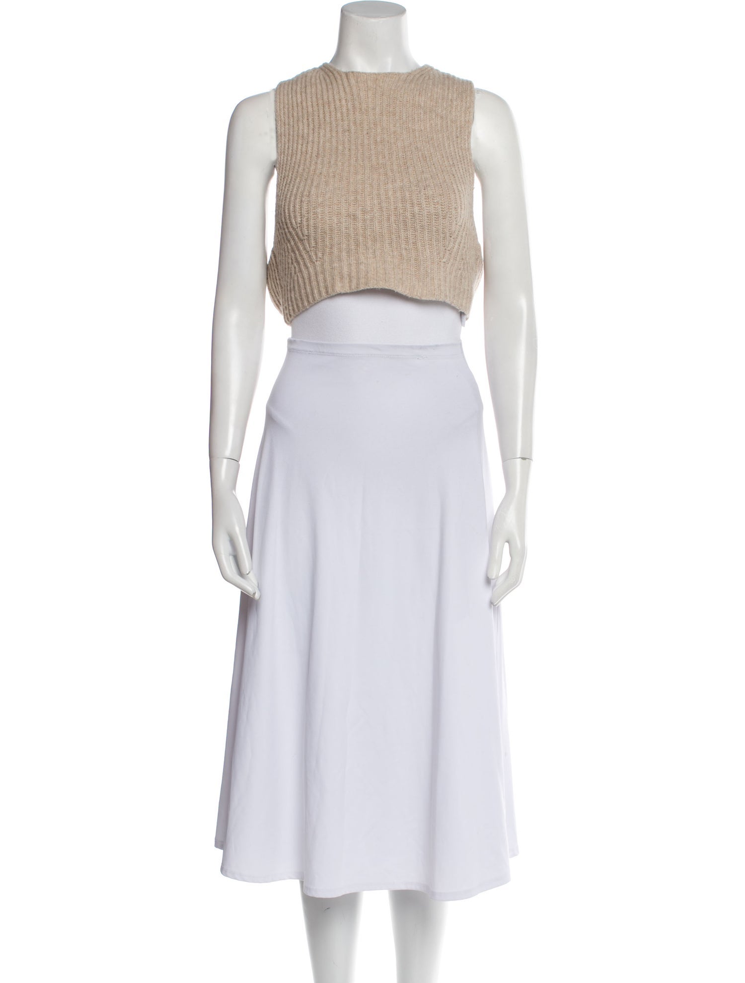 Ganni Wool Mock Neck Sweater