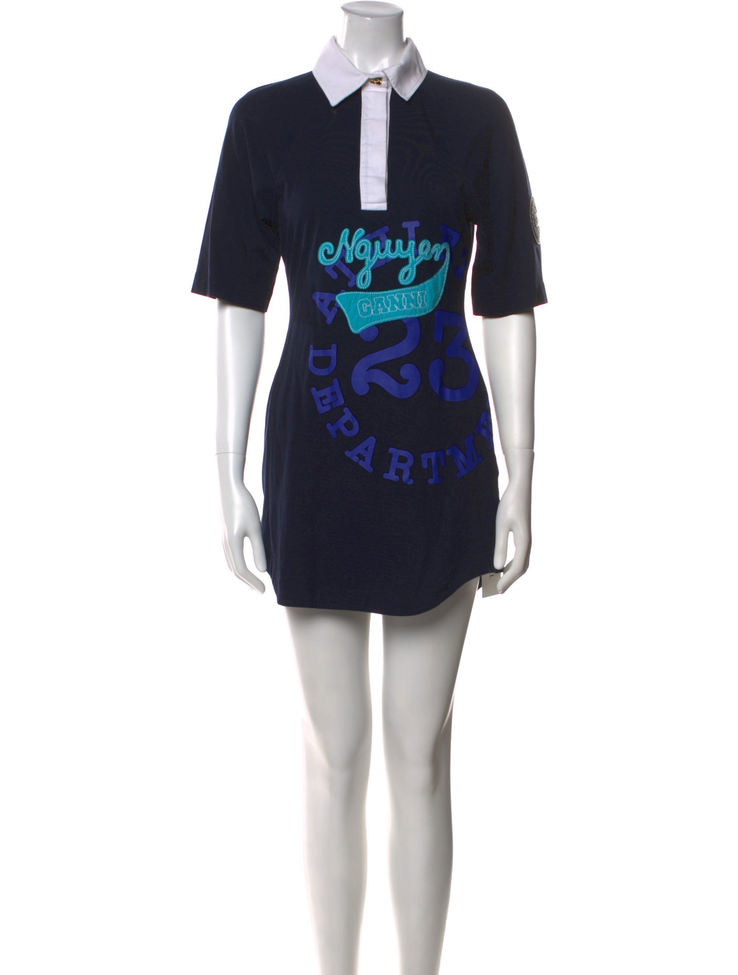 Ganni Printed Mini Dress